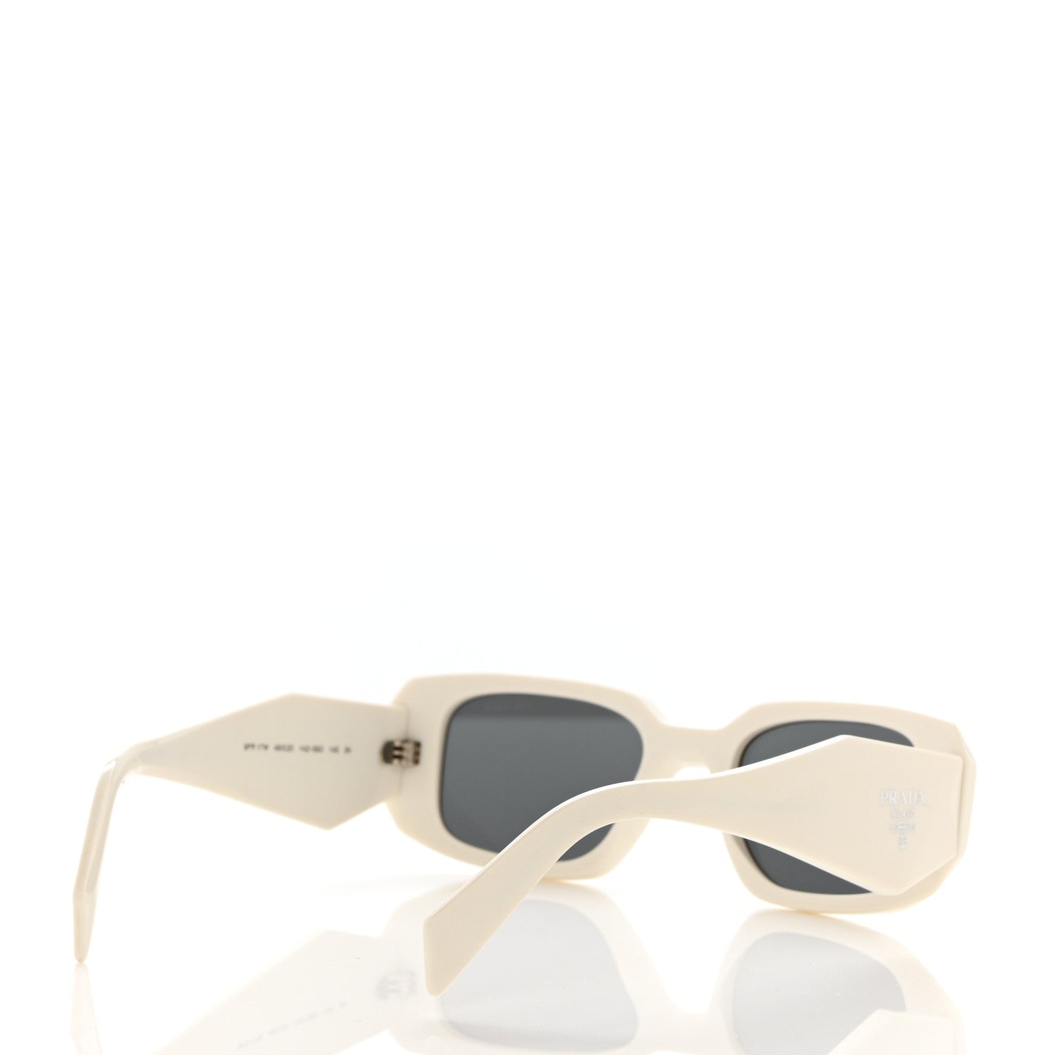 Prada Acetate Symbole Sunglasses SPR 17W White 4 of 7