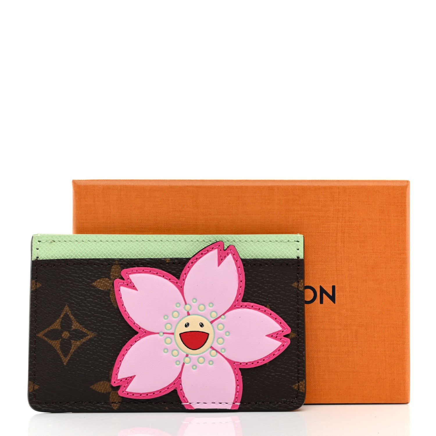 Louis Vuitton LV X TM Monogram Cherry Blossom Card Holder Sakura Brown 7 of 7