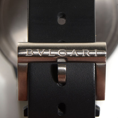 Bulgari Titanium Rubber 38mm Diagono Automatic Watch Black 5 of 6