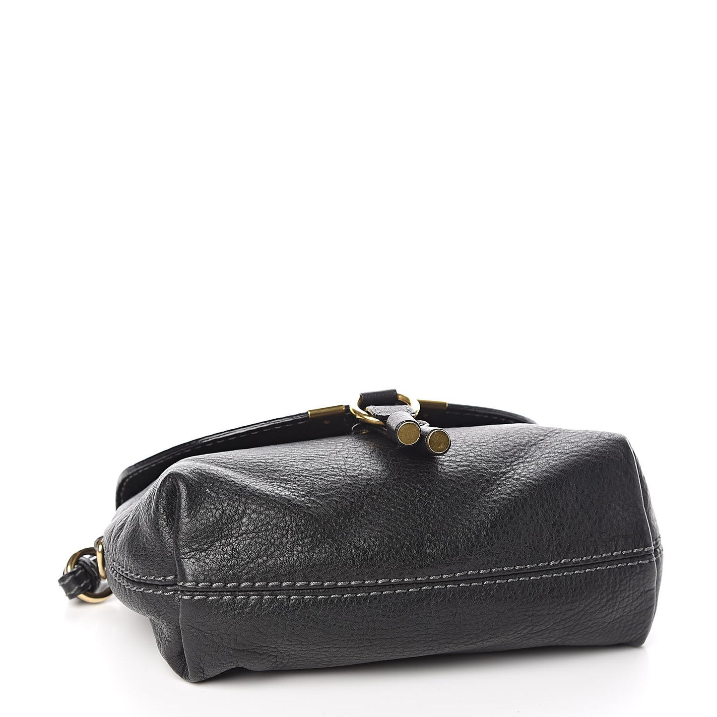 Calfskin Marcie Pochette Crossbody Bag Black
