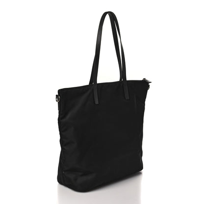 Prada Tessuto Nylon Saffiano Tote Black 2 of 7
