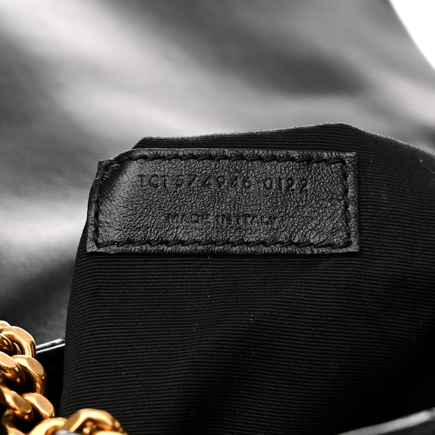 Saint Laurent Calfskin Y Quilted Monogram Medium Loulou Chain Satchel Black 7 of 12