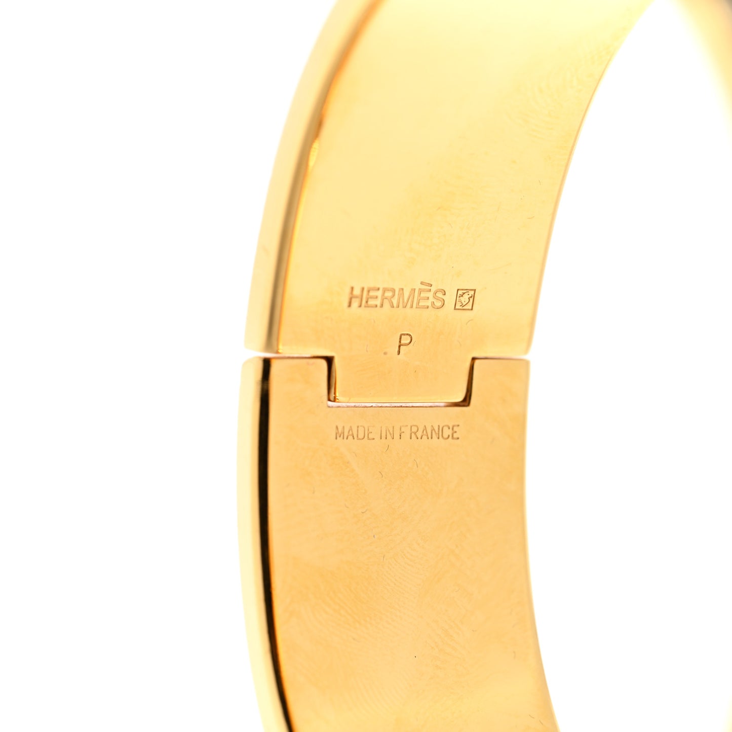Enamel Wide Clic Clac H Bracelet Black