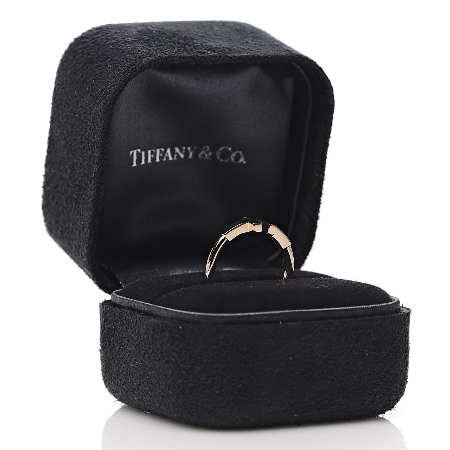 18K Rose Gold T Wire Ring 47 4