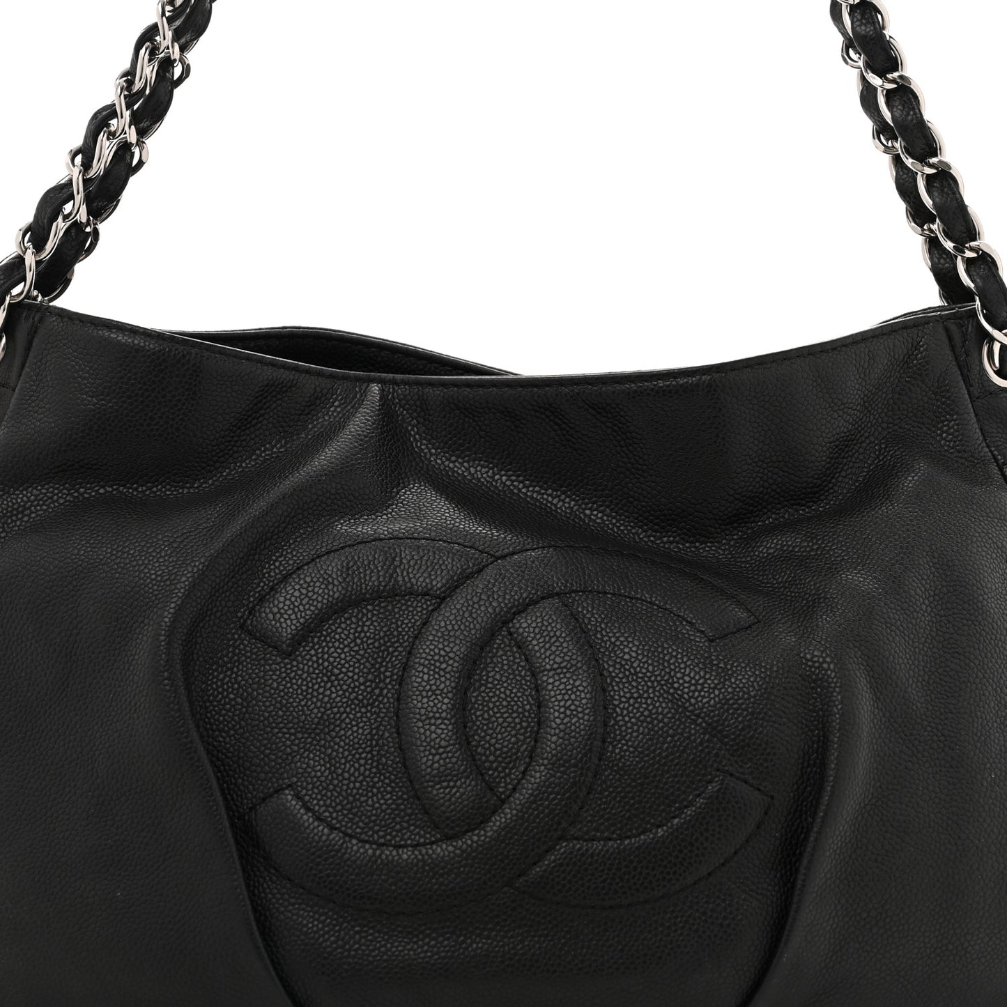 Caviar Timeless CC Shoulder Bag Black