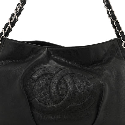 Chanel Caviar Timeless CC Shoulder Bag Black 8 of 13