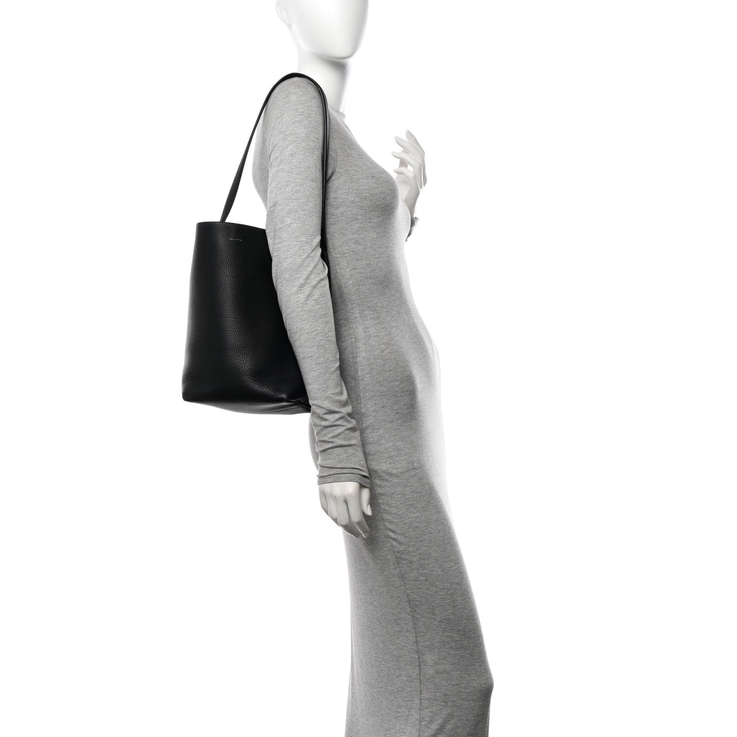 The Row Grained Calfskin Medium N/S Park Tote Black 2 of 12