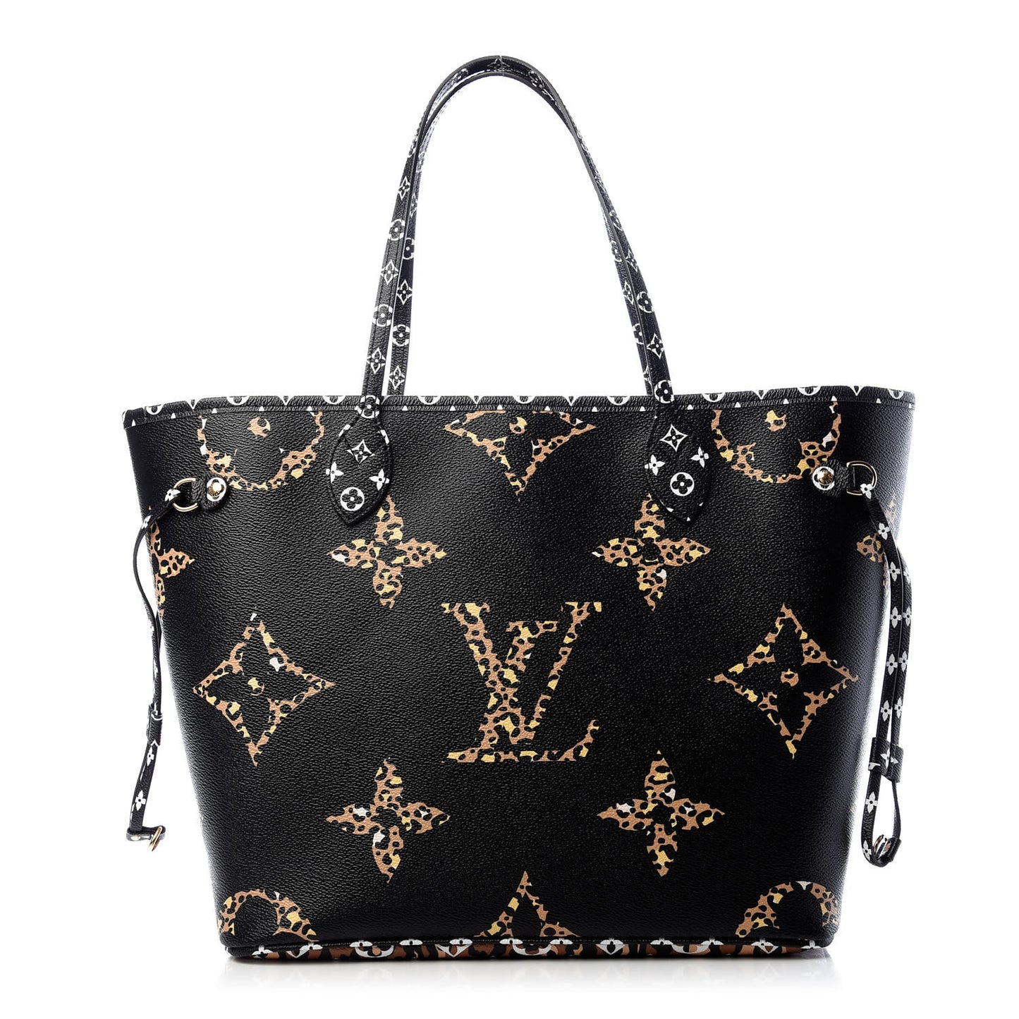 Monogram Giant Jungle Neverfull MM Black