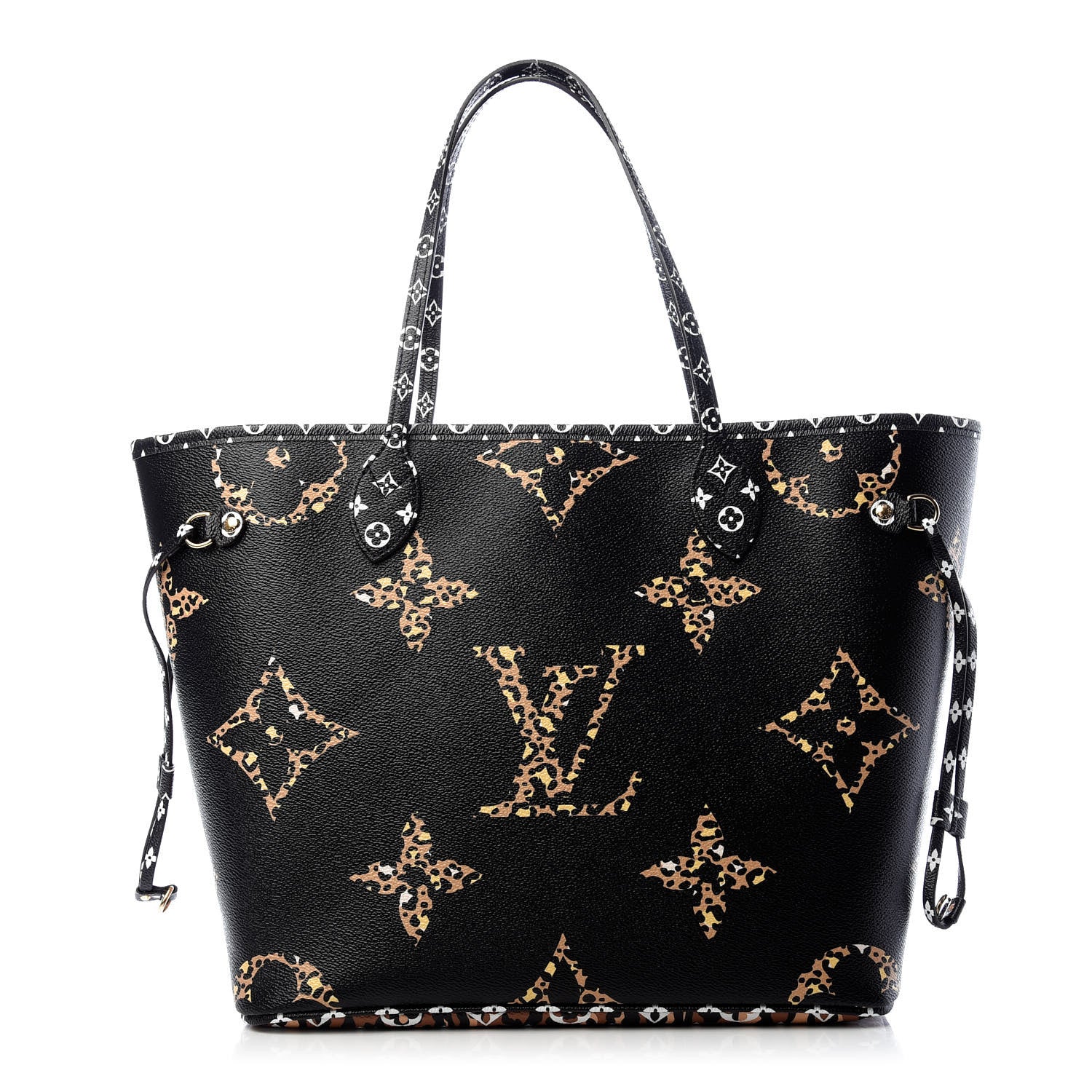 Louis Vuitton Monogram Giant Jungle Neverfull MM Black 1 of 9