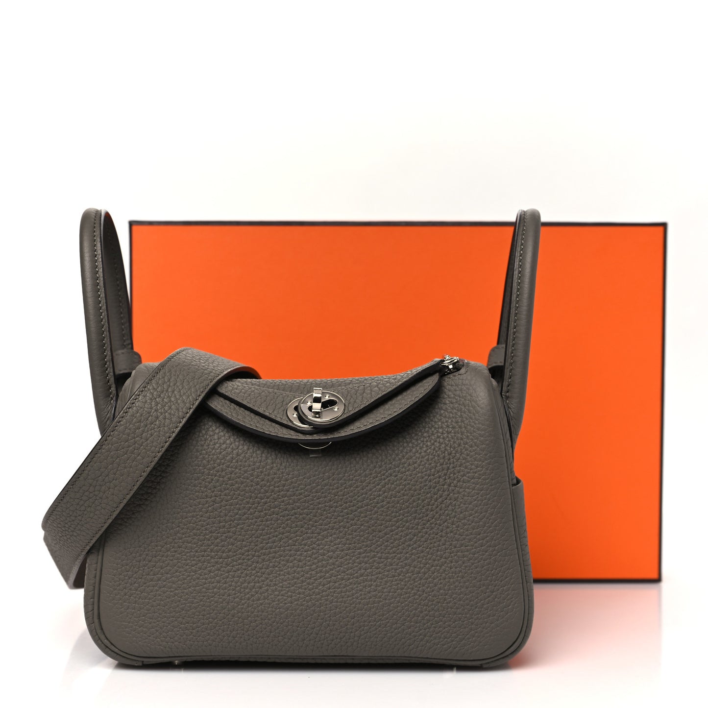 Taurillon Clemence Mini Lindy 20 Etain