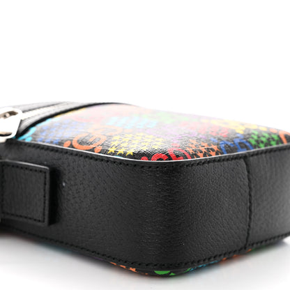 Gucci GG Supreme Monogram Psychedelic Messenger Bag Black 9 of 10