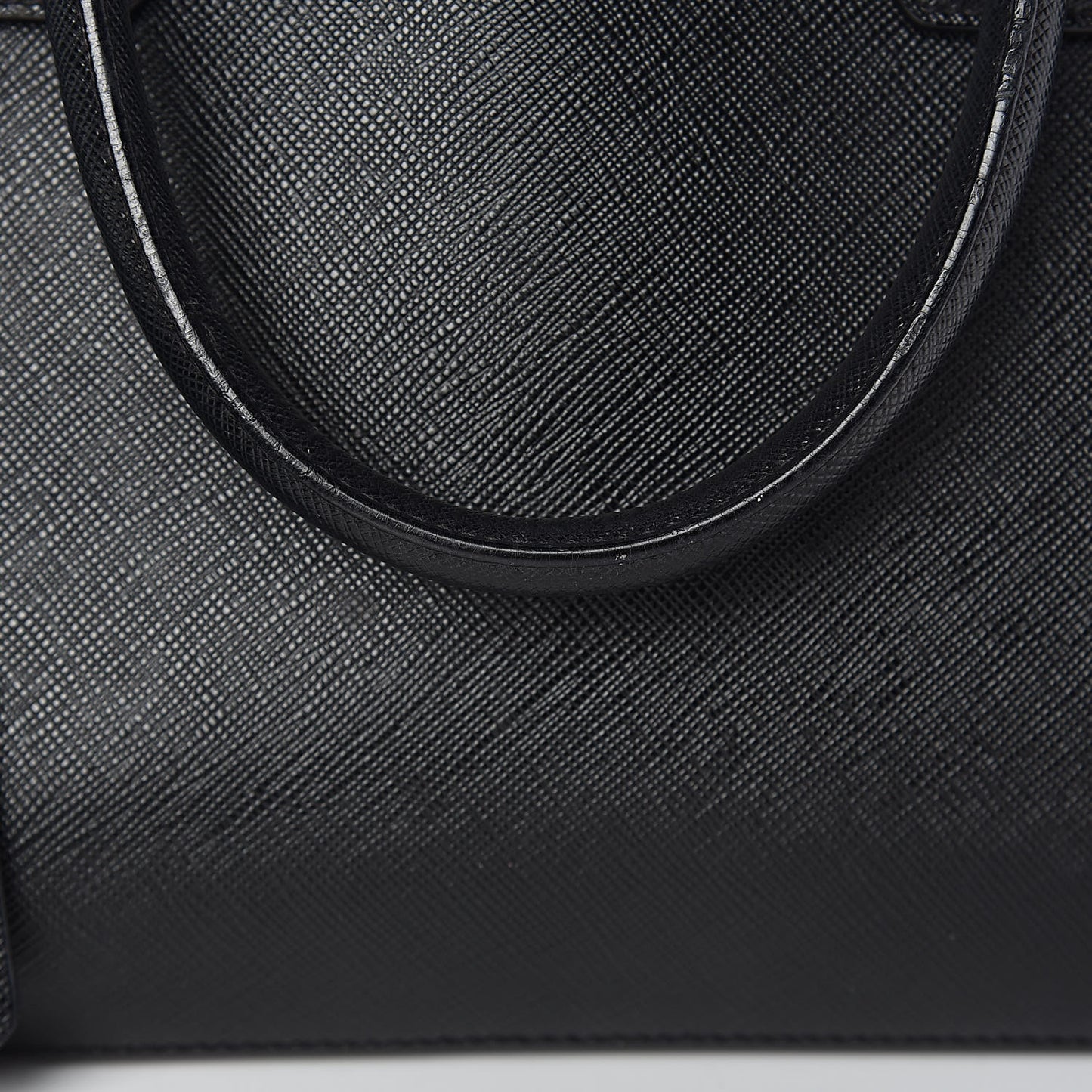 Saffiano Small Galleria Double Zip Tote Black