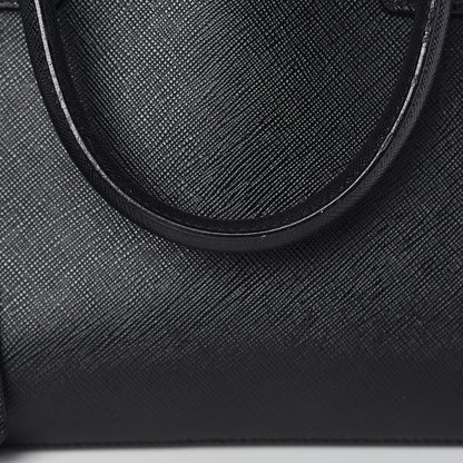 Prada Saffiano Small Galleria Double Zip Tote Black 11 of 16