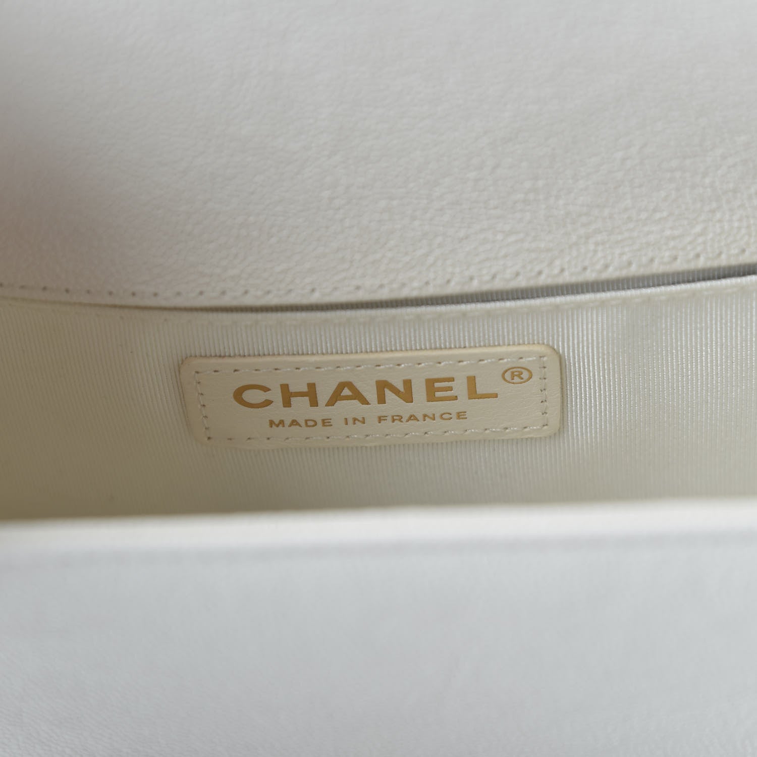 Chanel Caviar Quilted Small Boy Flap White 8 of 11