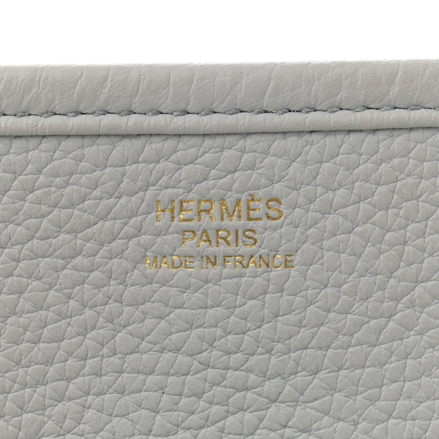 Hermes Taurillon Clemence Evelyne III PM Bleu Pale 6 of 13