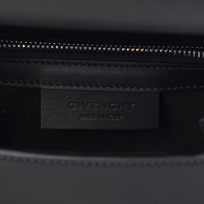 Givenchy Calfskin Suede Mini Studded Chevron Pandora Box Crossbody Bag Black 6 of 7