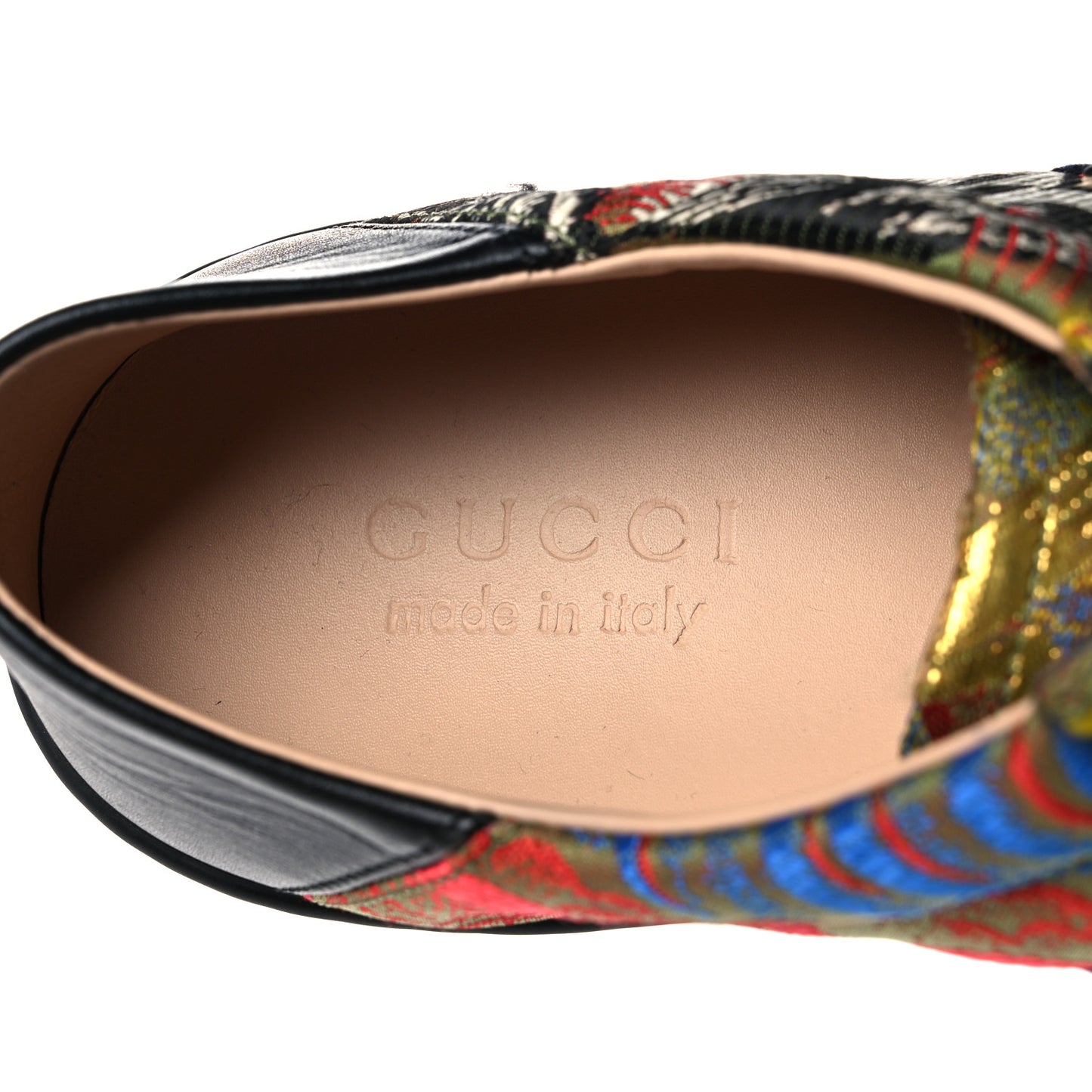 Brocade Web Bee Mens Ace Sneakers 7.5 Black Multicolor
