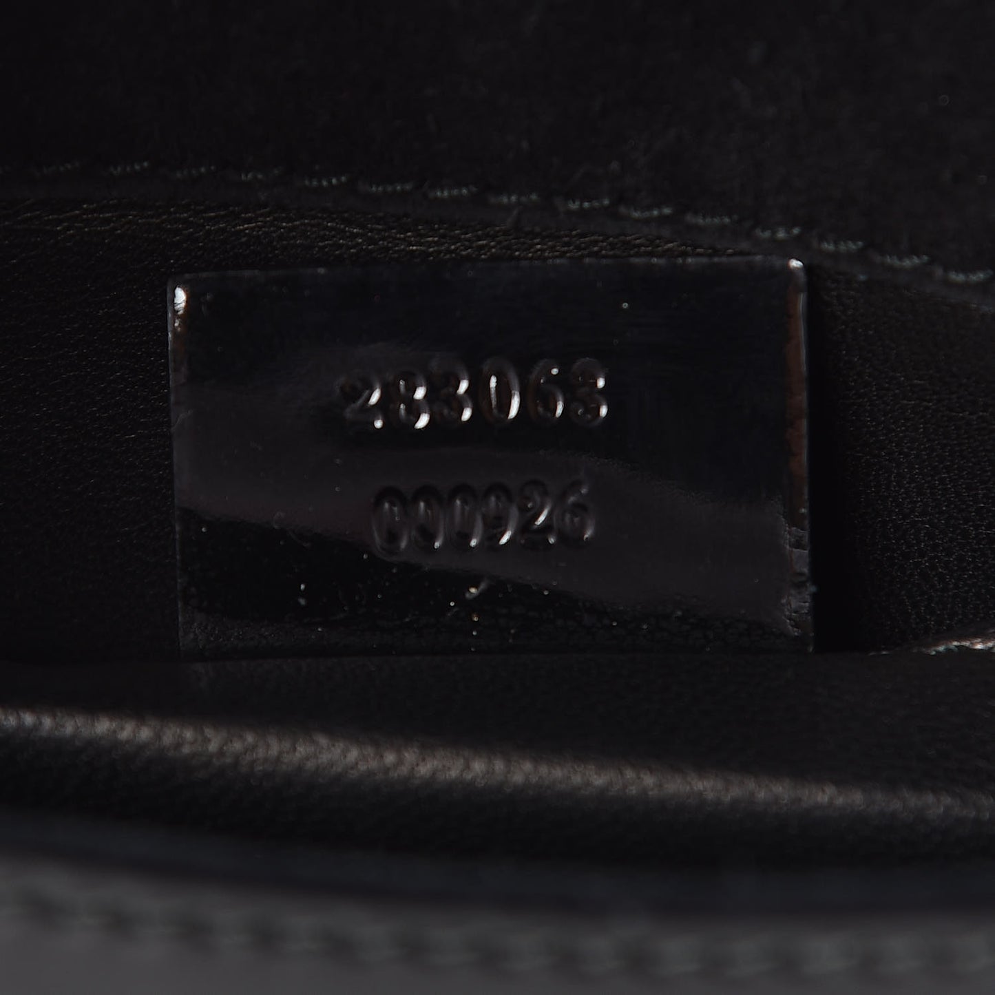 Patent Small Emily Chain Shoulder Bag Black