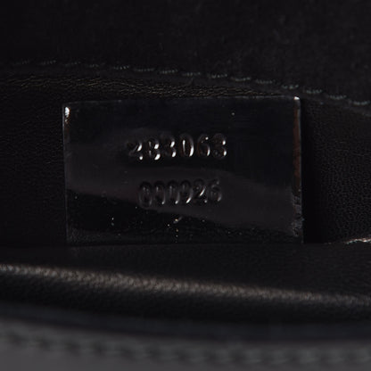 Gucci Patent Small Emily Chain Shoulder Bag Black 7 of 10