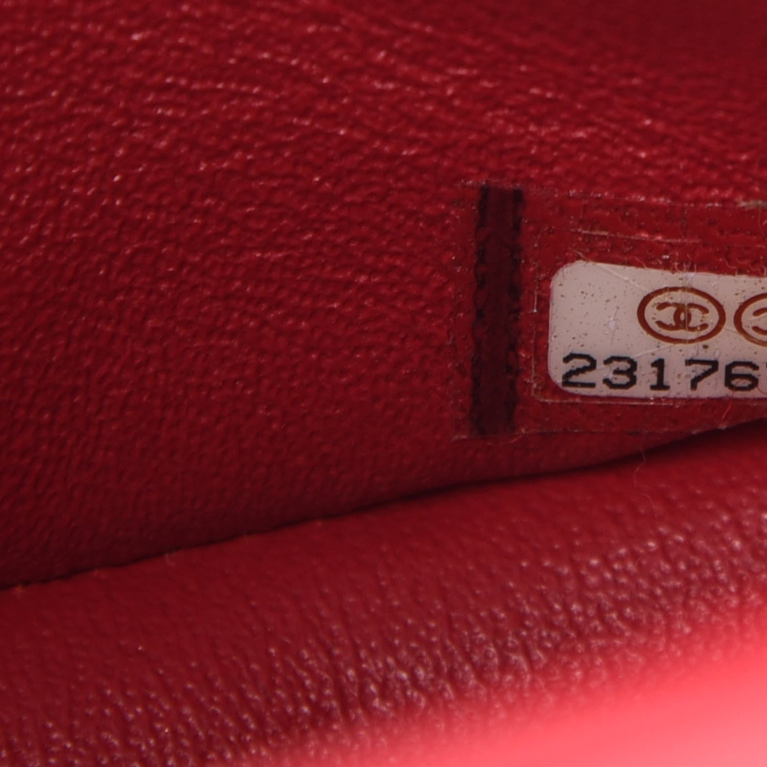 Chanel Lambskin Quilted Medium Double Flap Dark Pink 9 of 10