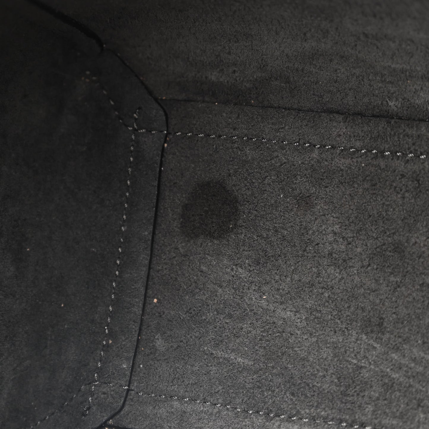 Grained Calfskin Nano Belt Bag Grey