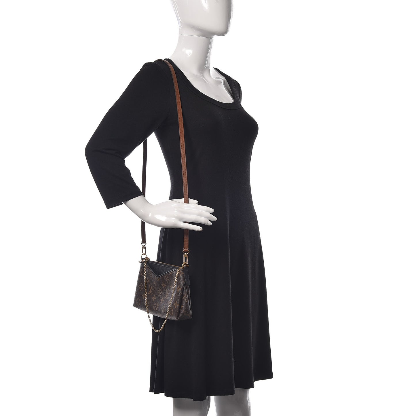 Monogram Pallas Clutch Black