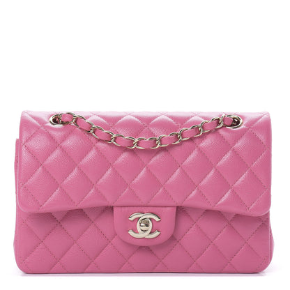 Chanel Caviar Quilted Small Double Flap Pink 1 of 11