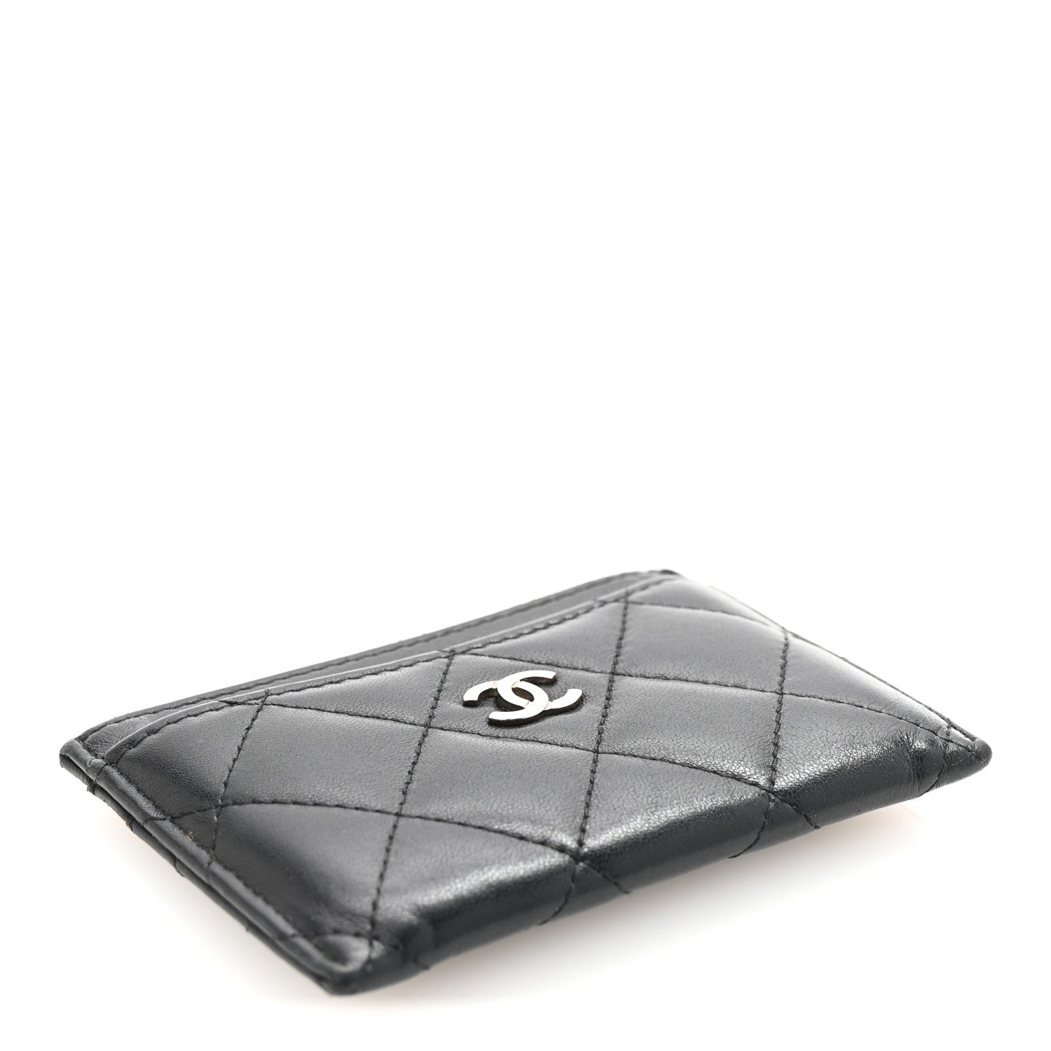 Chanel Lambskin Quilted Card Holder Black 4 of 8