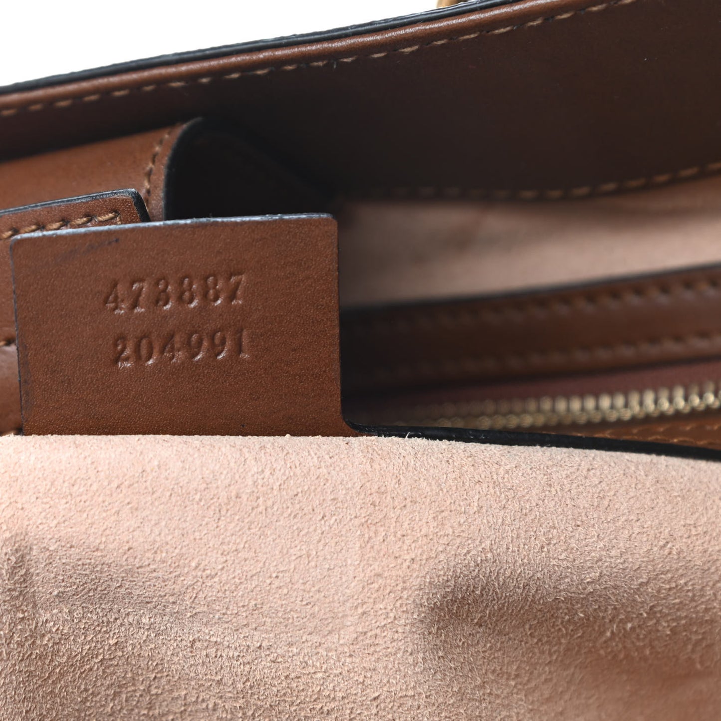Soft GG Supreme Monogram Small Crossbody Tote Beige Cuir