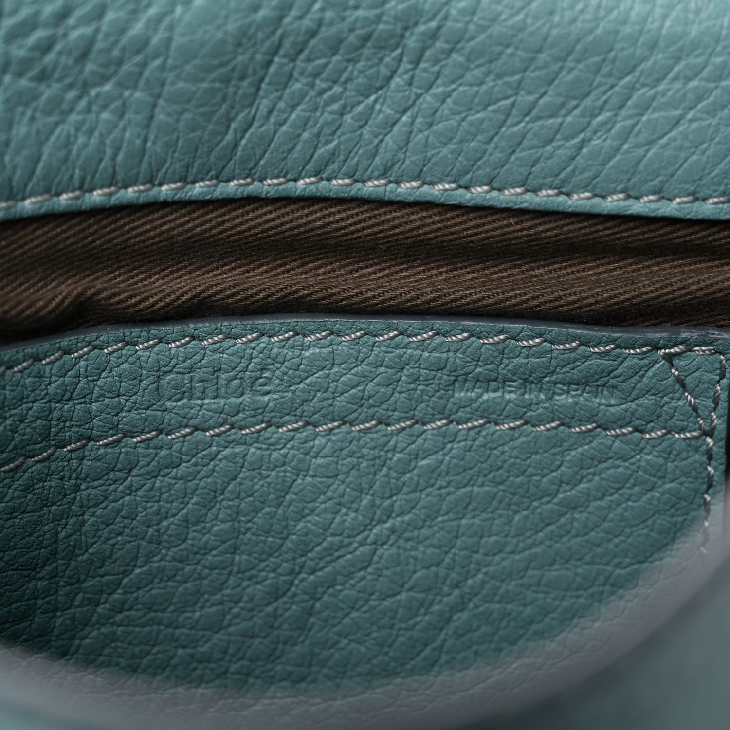 Chloe Calfskin Mini Marcie Round Crossbody Bag Fresh Mint 6 of 17
