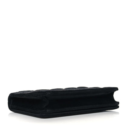 Christian Dior Velvet Cannage Lady Dior Convertible Clutch Black 4 of 11