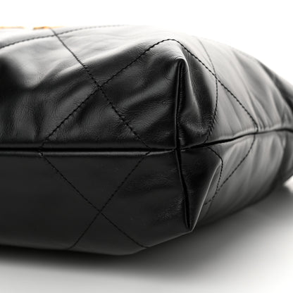 Chanel Shiny Calfskin Quilted Small Chanel 22 Black 11 of 11