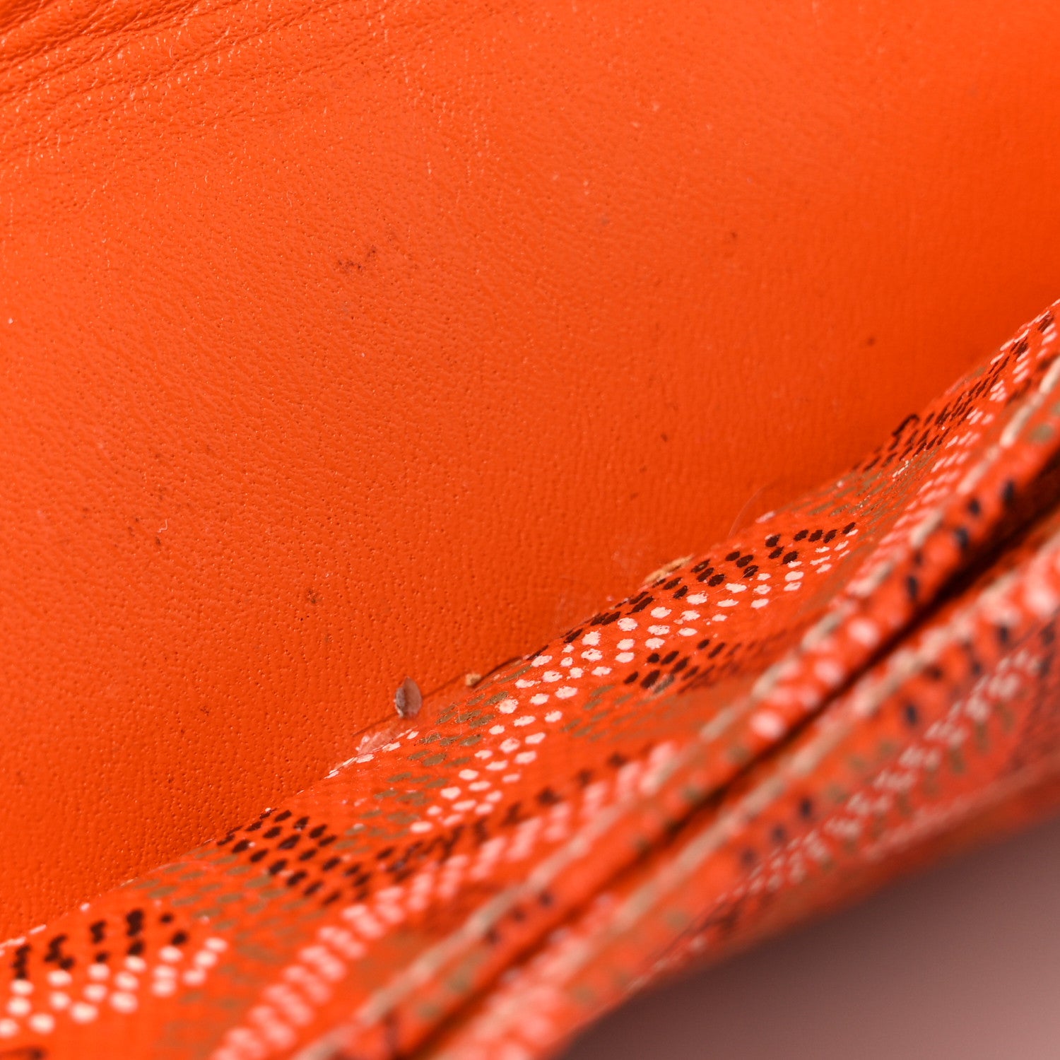 Goyard Goyardine Pouch Orange 10 of 12