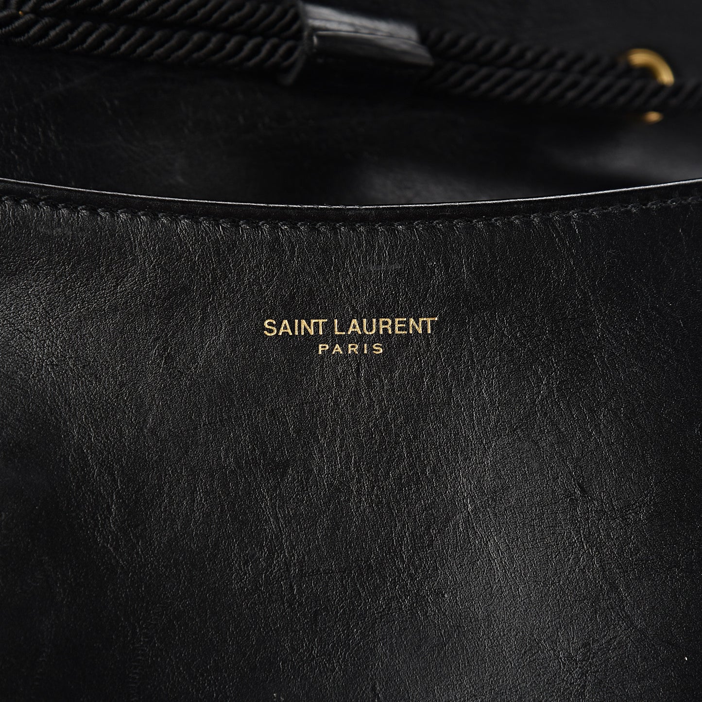 Calfskin Medium Monogram Fetish Satchel Black