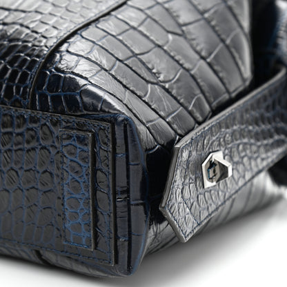 Givenchy Calfskin Crocodile Embossed Medium Soft Antigona Navy 7 of 7