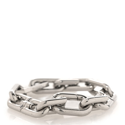 Balenciaga Metal B Chain Bracelet Silver 3 of 6