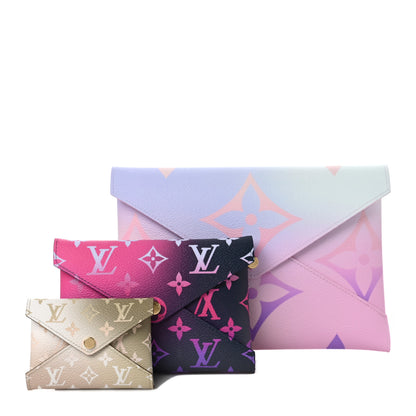 Louis Vuitton Monogram Giant Spring In The City Kirigami Pochette Set Sunrise Pastel Midnight Fuchsia Sunset Kaki 1 of 8