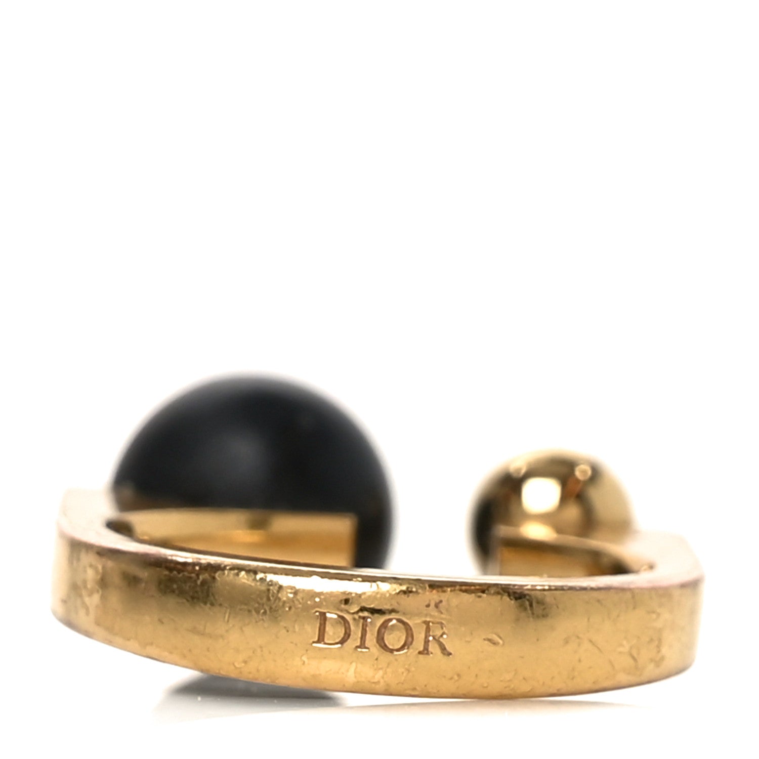 Christian Dior Metal Tribales New Look Ring M 52 6 Black Gold