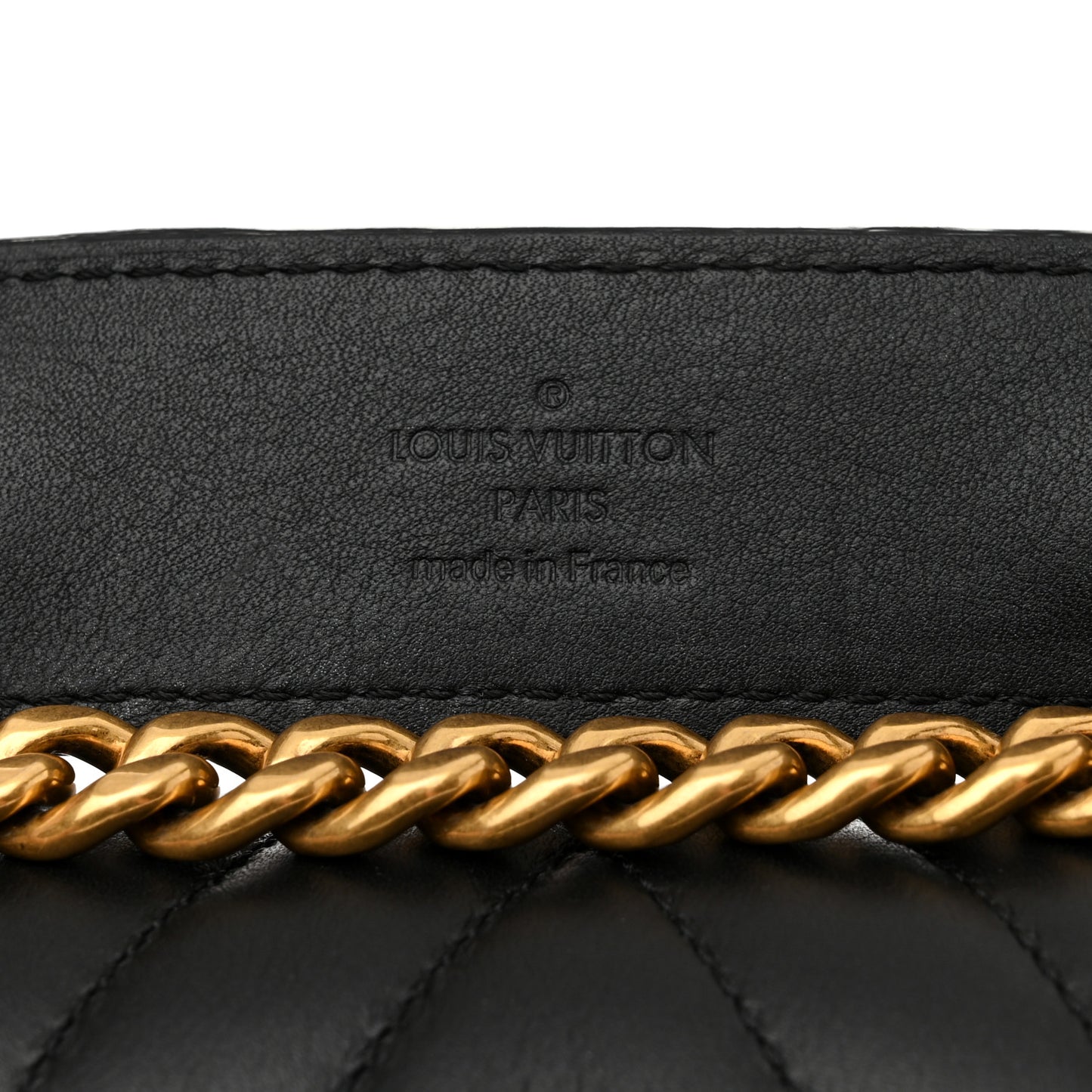 Calfskin New Wave Chain MM Black