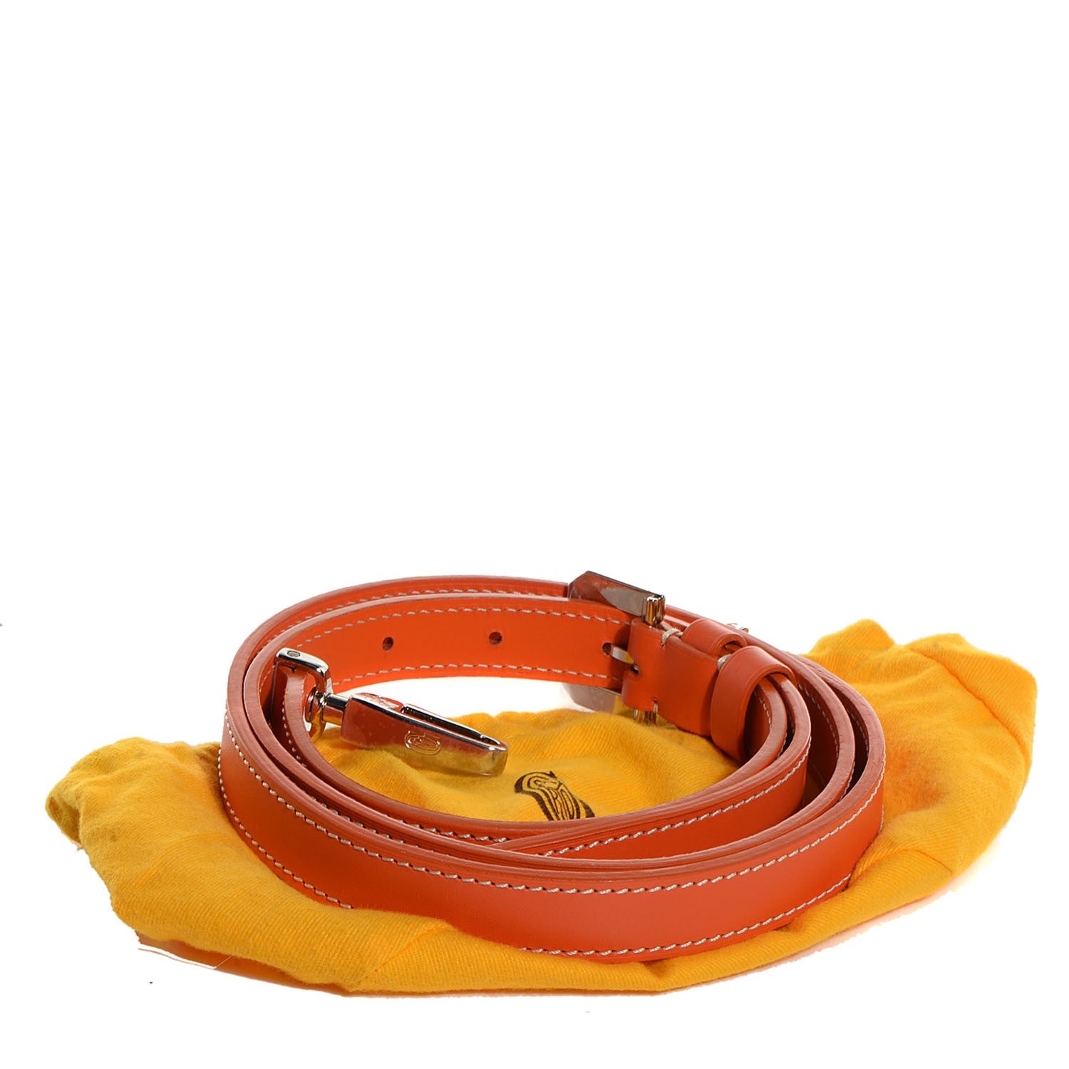 Goyard Leather Adjustable Shoulder Strap Orange 6 of 6