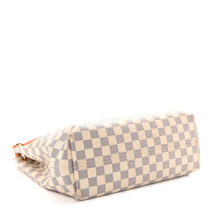 Louis Vuitton Damier Azur Graceful PM Rose Ballerine 4 of 12