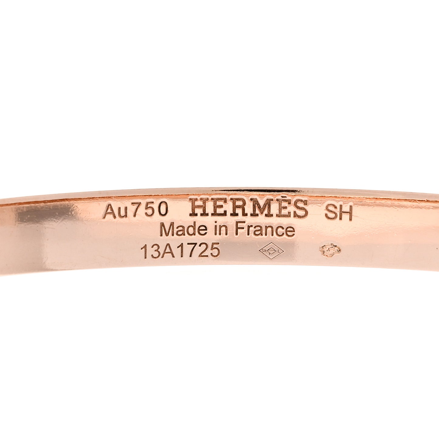 18K Rose Gold Diamond PM Kelly Bracelet SH