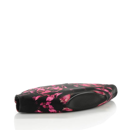 Alexander McQueen Silk Night Flowers De Manta Clutch Multicolor Black 4 of 7