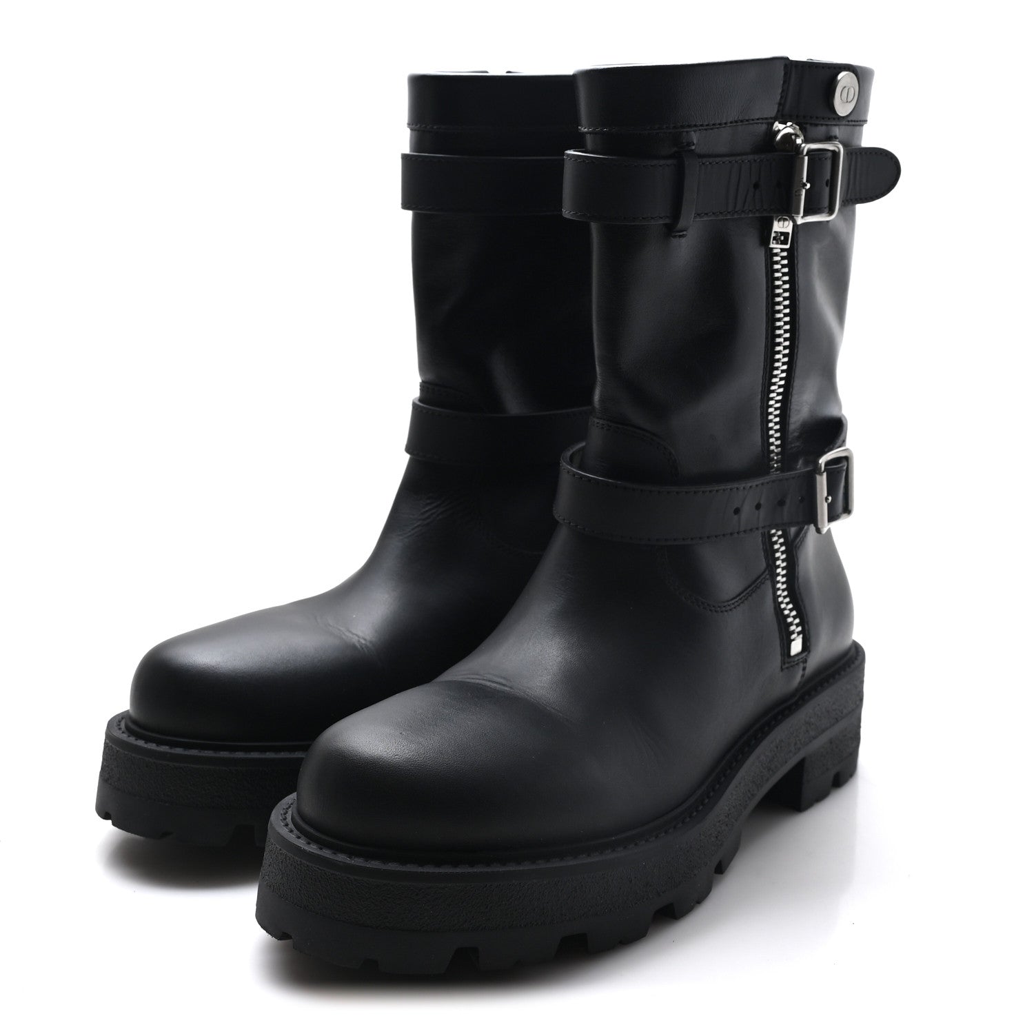 Christian Dior Calfskin D-Major Ankle Boot  39.5 Black 4 of 9