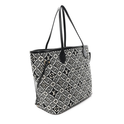Louis Vuitton Jacquard Since 1854 Neverfull MM Grey 4 of 12