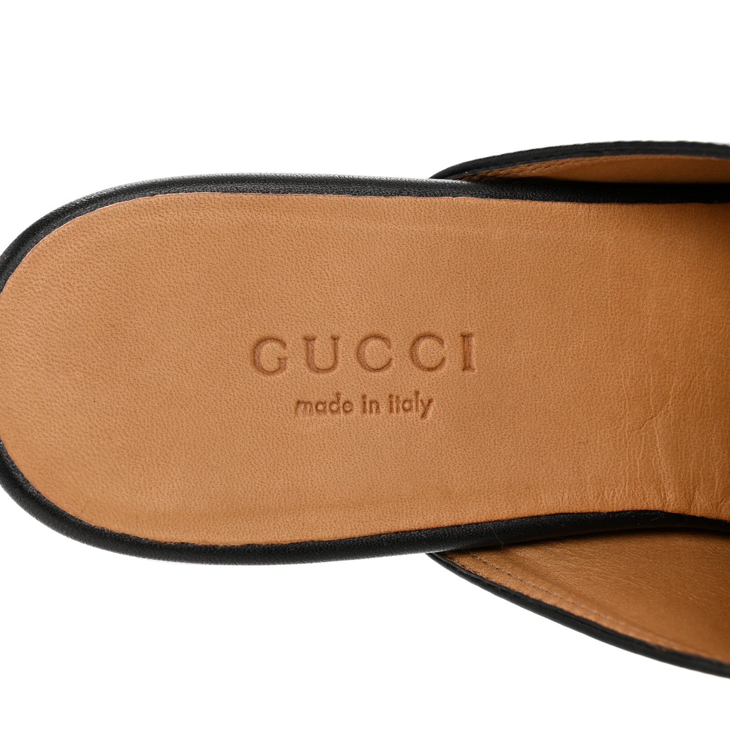 Gucci Calfskin Womens Princetown Slippers 35 Black 7 of 9