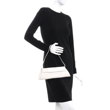 Nancy Gonzalez Crocodile Clutch White 2 of 9