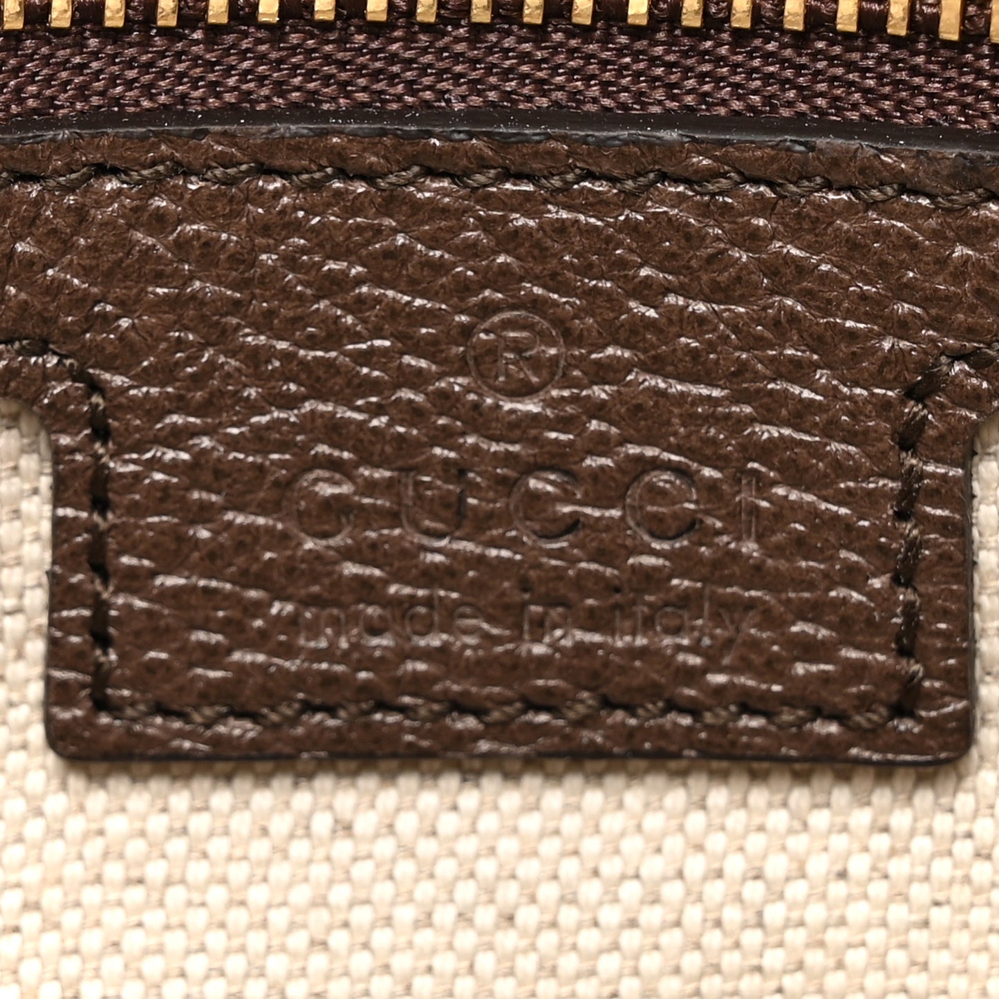 GG Supreme Monogram Textured Dollar Calfskin Blondie Chain Shoulder Flap Bag Beige Ebony New Acero