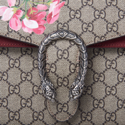 Gucci GG Supreme Monogram Blooms Medium Dionysus Shoulder Bag Beige Multicolor Dry Rose 9 of 9