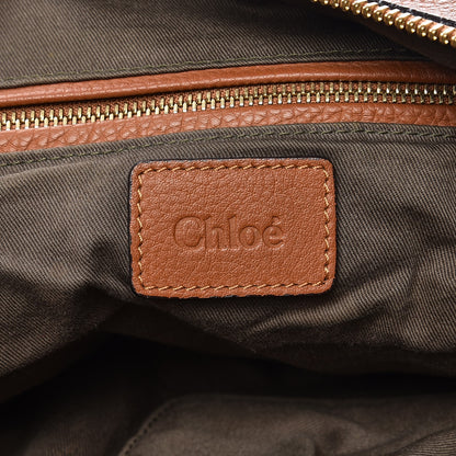 Chloe Calfskin Large Marcie Satchel Tan 6 of 19